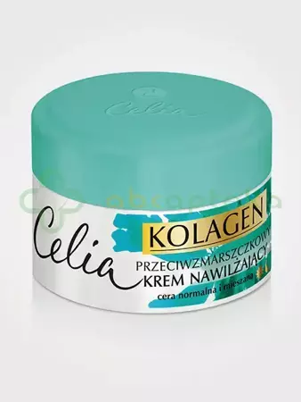 Celia Kolagen, przeciwzmarszczkowy krem nawilżający z algami , 50 ml