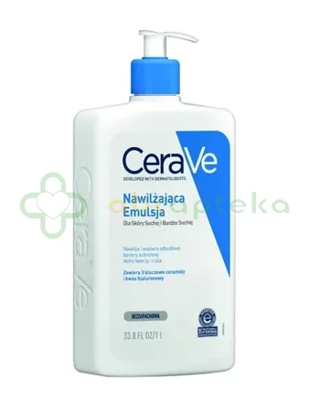 CeraVe, Nawilżająca emulsja do ciała, 1000 ml