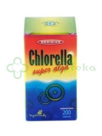 Chlorella algi prasowane, 200 tabletek