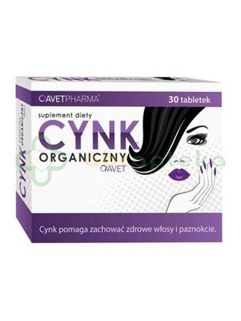 Cynk organiczny / Avet, 30 tabletek