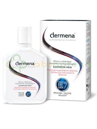 Dermena, Men, szampon hamujący wypadanie i stymulujący odrastanie włosów, 200 ml