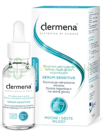 Dermena Sensitive, serum do wrażliwej skóry głowy, 50 ml