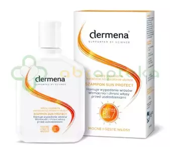 Dermena Sun Protect, szampon do włosów osłabionych, narażonych na działanie słońca, 200 ml