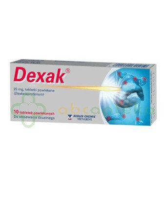 Dexak 25 mg 10 tabletek powlekanych
