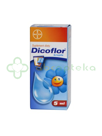Dicoflor, krople dla niemowląt i dzieci, 5ml
