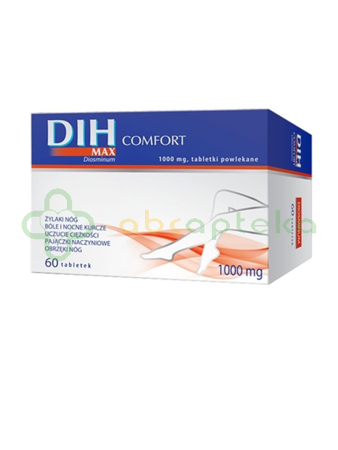 Dih Max Comfort, 1000 mg, 60 tabletek