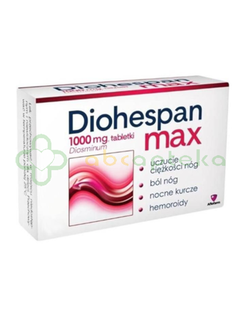 Diohespan max, 1000 mg,  30 tabletek