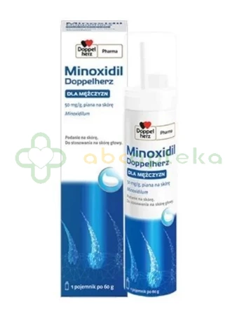 Doppel herz Minoxidil pianka dla mężczyzn 60 g