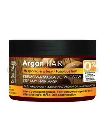 Dr Sante Argan Hair, maska regenerująca do włosów z olejem arganowym i keratyną, 300 ml