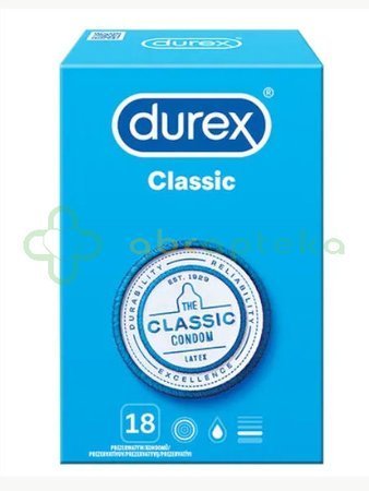 Durex Classic prezerwatywy, 18 sztuk