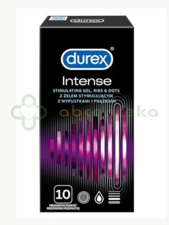 Durex Intense, prezerwatywy, 10 sztuk