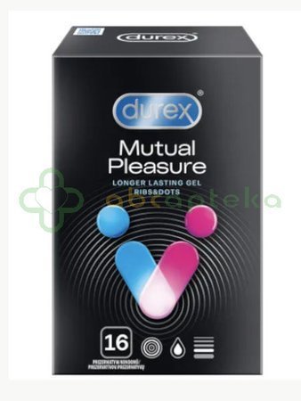 Durex Mutual Pleasure prezerwatywy, 16 sztuk
