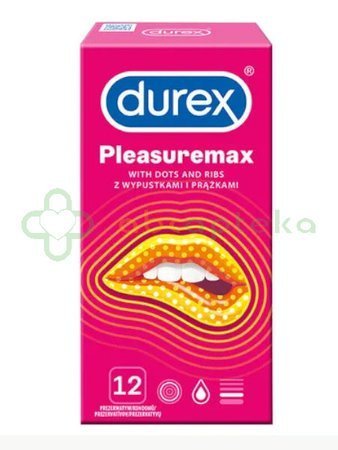 Durex Pleasuremax prezerwatywy, 12 sztuk