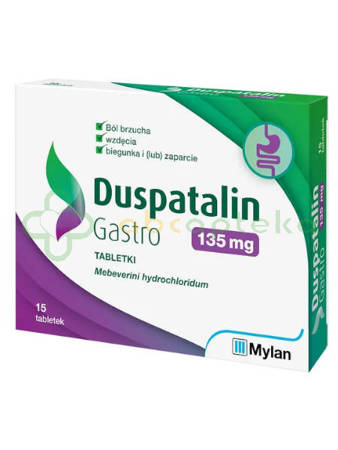 Duspatalin 135 mg Gastro, 15 tabletek