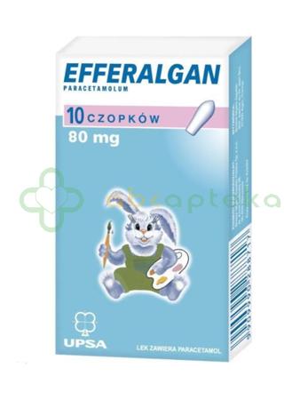 Efferalgan, 80 mg, 10 czopków