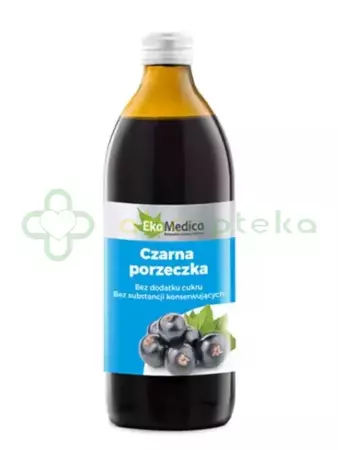 EkaMedica Czarna Porzeczka, sok, 500 ml 