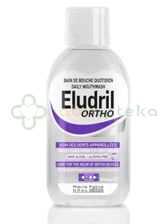 Eludril Ortho, płyn do płukania jamy ustnej,  500 ml