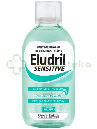 Eludril Sensitive, płyn do płukania jamy ustnej, 500 ml