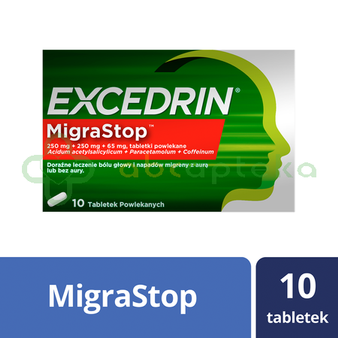 Excedrin Migra Stop, 10 tabletek powlekanych
