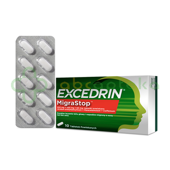Excedrin Migra Stop, 10 tabletek powlekanych