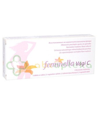 Feminella Vagi C 6 tabletek dopochwowych