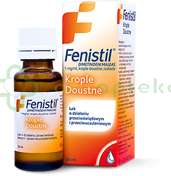 Fenistil, 1 mg/ml, krople doustne, 20 ml