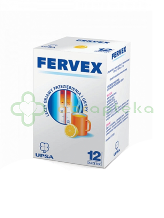 Fervex, granulat do sporządzania roztworu doustnego, 12 saszetek