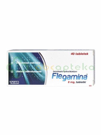 Flegamina 8 mg 40 tabletek
