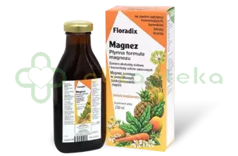 Floradix Magnez, płyn, 250 ml