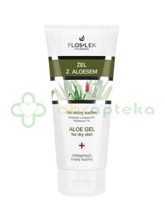 FlosLek Pharma, żel z aloesem do skóry suchej, 200 ml