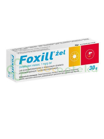 Foxill, 1mg/g, żel, 30 g, DATA WAŻNOŚCI 30.06.2024 