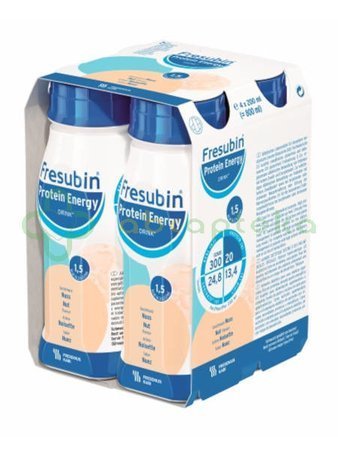 Fresubin Protein Energy Drink, smak orzechowy, 4 x 200 ml