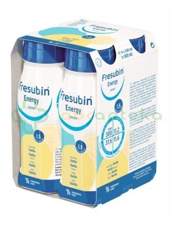 Fresubin Protein Energy Drink, smak waniliowy, 4 x 200 ml