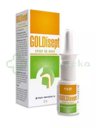 GOLDisept, spray do nosa, 20 ml