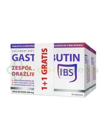 Gastrobutin IBS, 30 tabletek + 30 tabletek gratis