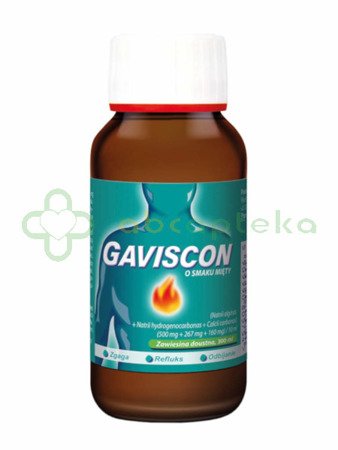 Gaviscon o smaku mięty zawiesina doustna 300 ml