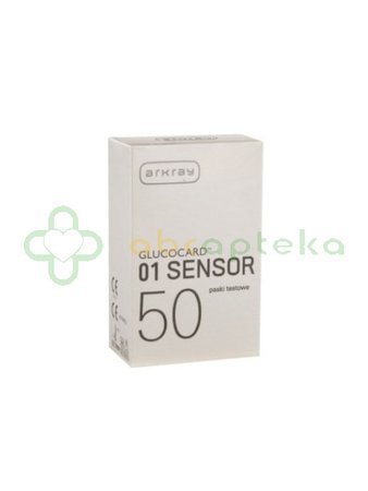 Glucocard 01 sensor, paski testowe do glukometru, 50 szt