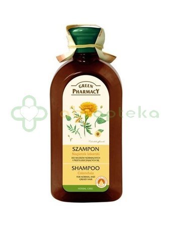 Green Pharmacy, szampon z nagietkiem lekarskim, włosy normalne i przetłuszczające się, 350 ml