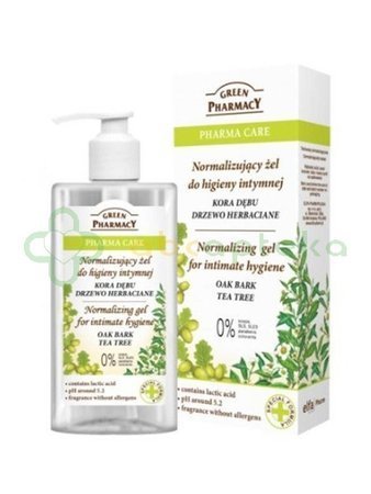 Green Pharmacy, żel do higieny intymnej, normalizujący, 300 ml