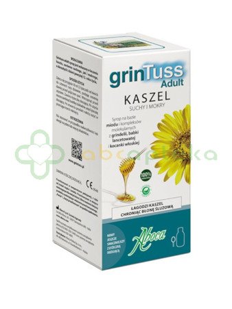 GrinTuss Adult, syrop na kaszel suchy i mokry, 210 g