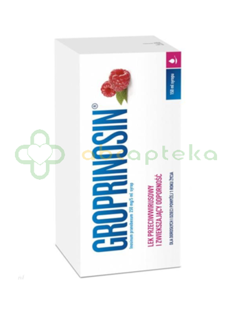 Groprinosin, 50mg/ml, syrop, 150 ml | DATA WAŻNOŚCI 31.01.2025 