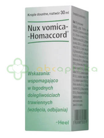 Heel Nux Vomica Homaccord, krople, 30 ml