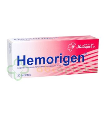 Hemorigen, 50 mg, 30 tabletek
