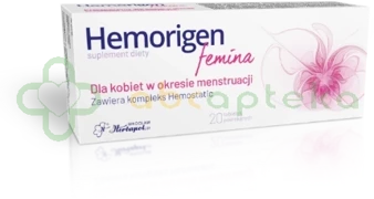 Hemorigen femina, 20 tabletek powlekanych