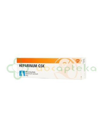 Heparinum, 300 j.m./g, krem, 20 g