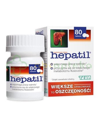 Hepatil 150 mg 80 tabletek