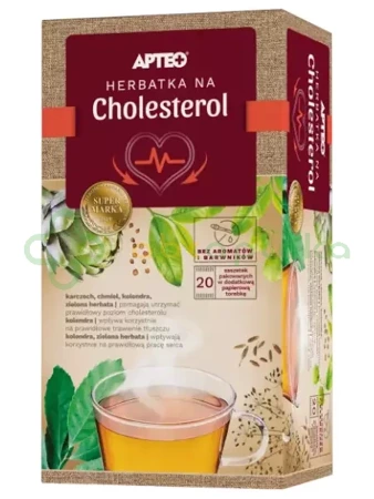 Herbatka na cholesterol APTEO, 20 saszetek