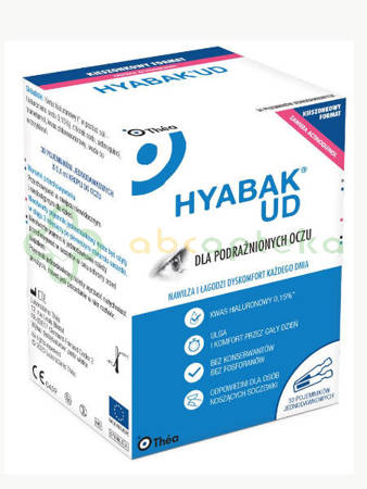 Hyabak UD, krople do oczu, 0,4 ml, 30 sztuk