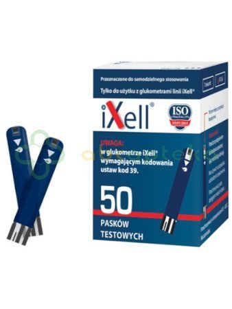 IXell TD-4331, paski testowe do glukometru, 50 szt