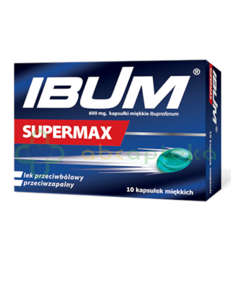 Ibum Supermax, 600 mg ,10 kapsułek